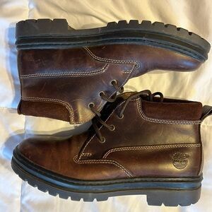 Timberland Dark Brown Linden Waterproof Low Ankle Booties 8M 69397